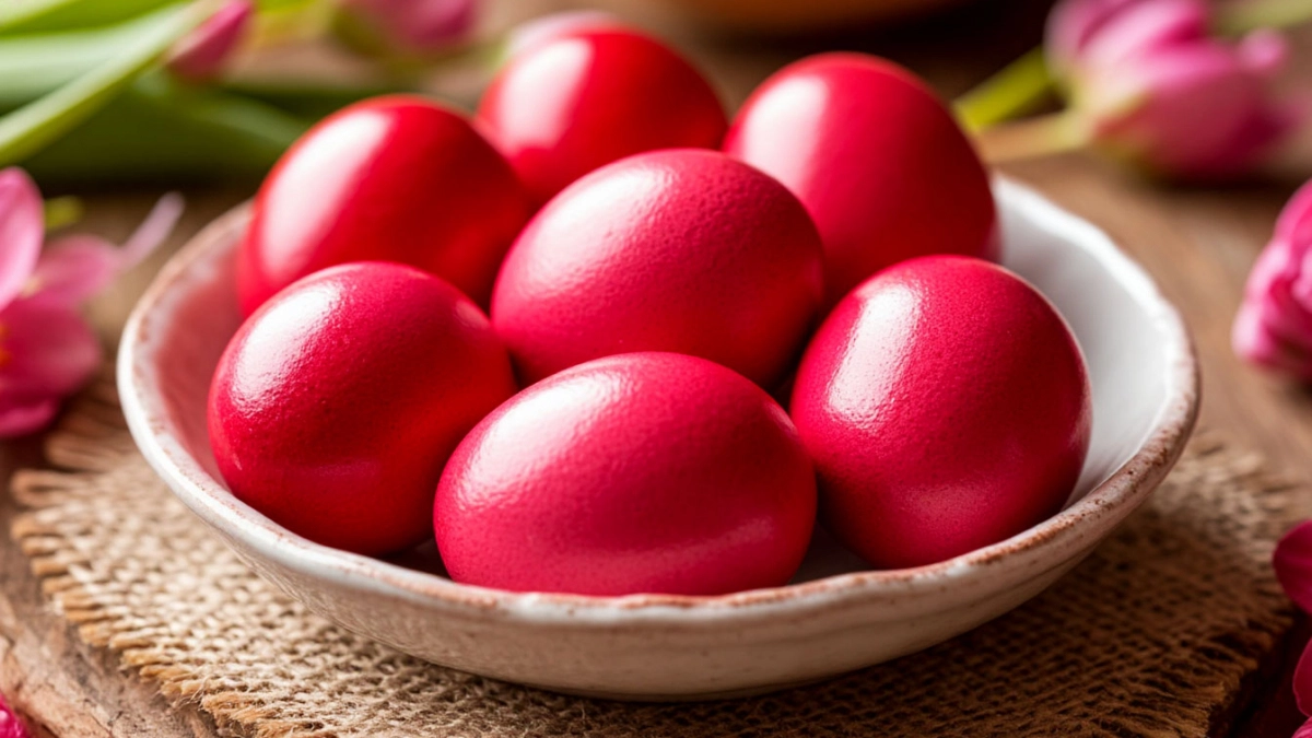 Не свекла и не марена: вот чем крашу яйца к Пасхе — скорлупки ярче спелой вишни и никакой химозы