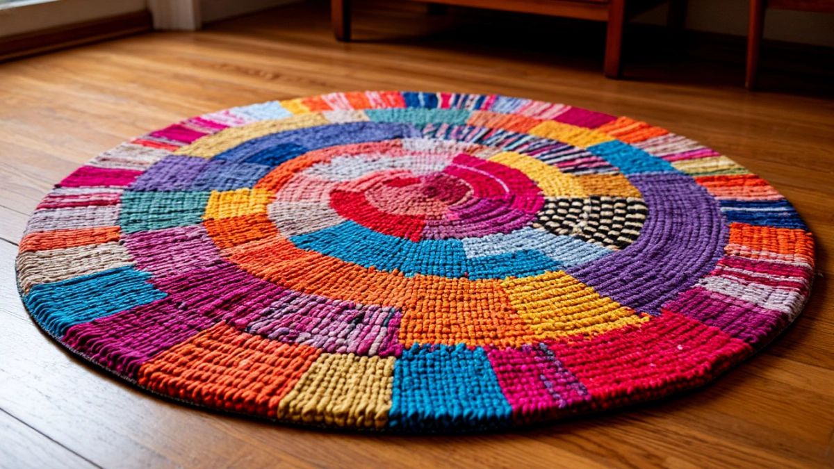 Больше не выбрасываю старые футболки: как из них сплести классные коврики – справятся даже те, кто не умеет вязать