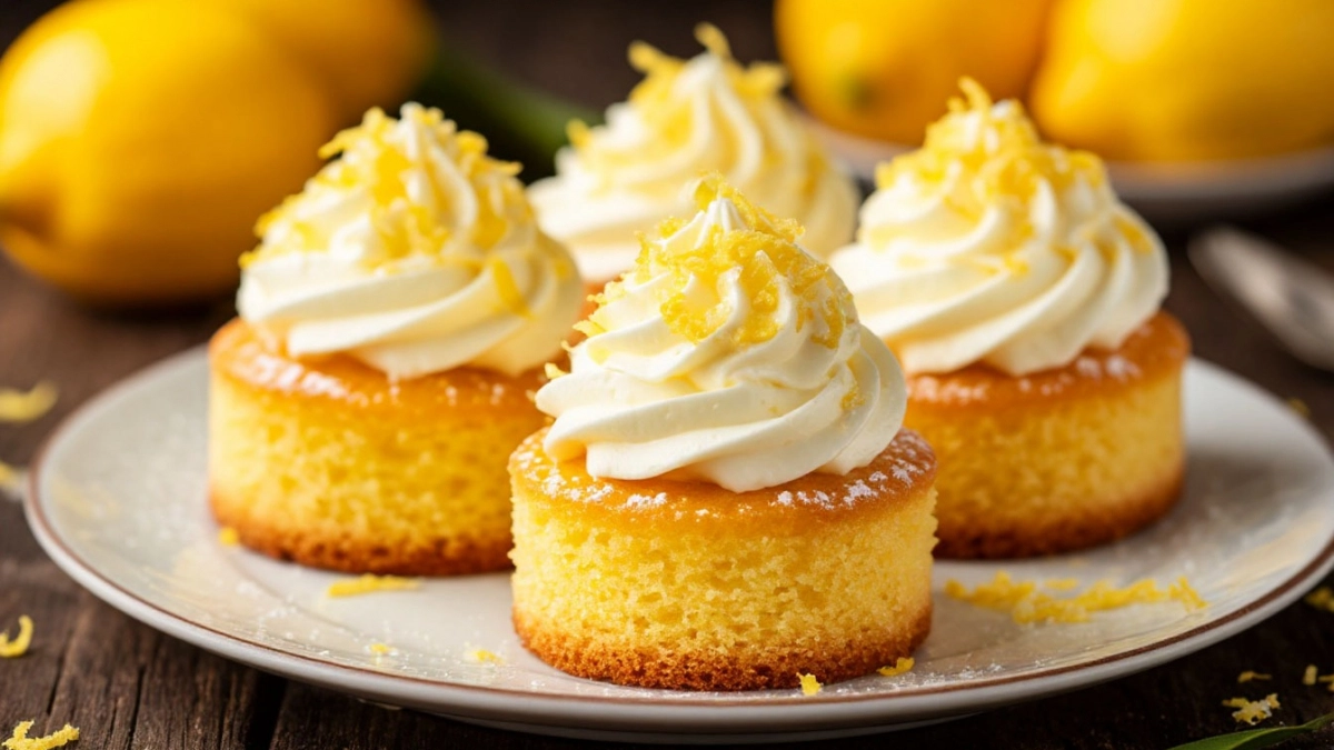 Лимонные пирожные с нежным кремом: ароматные, хрустящие и очень вкусные — стоят копейки