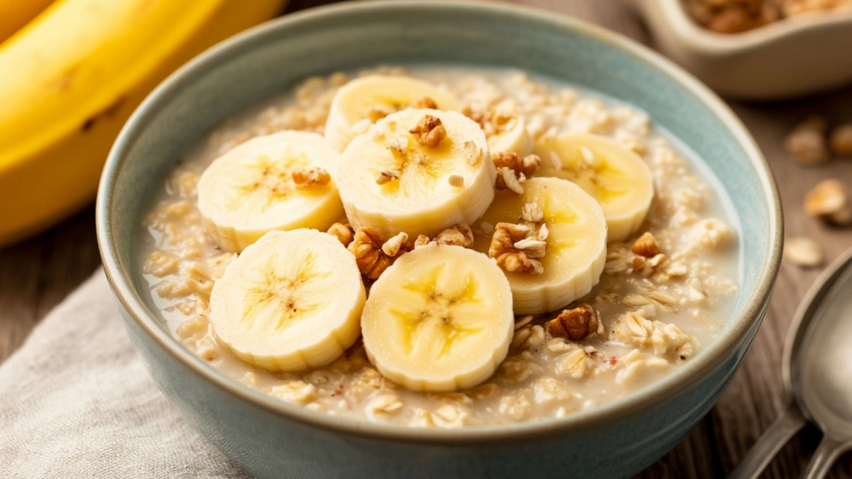 Больше овсянку не варю просто так: взбиваю с бананом — получается легкая, воздушная, ароматная: полезная вкуснятина за 10 минут