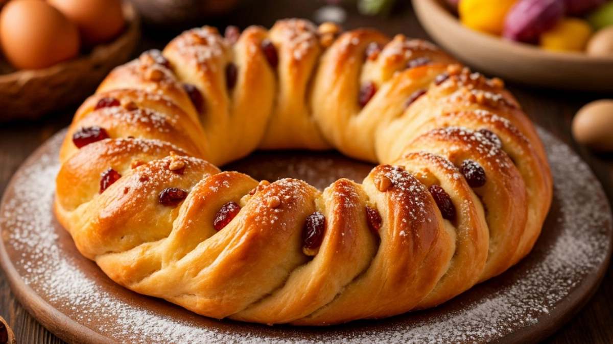 Украшение стола на Пасху: самый красивый венок с орехами — пышный, ароматный, гости в восторге