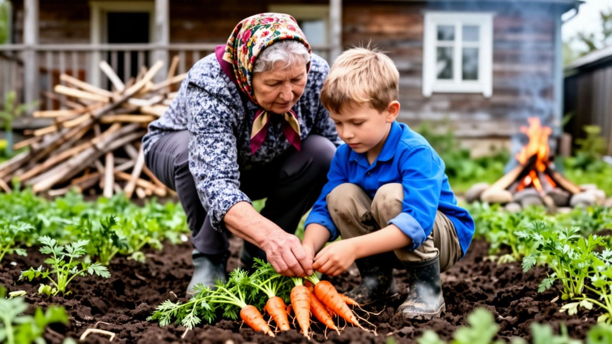 Собственная грядка, яркая лейка и редис за две недели: как подружить внуков с дачей и перестать ворчать