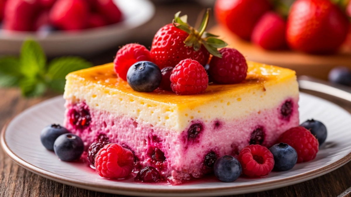 Запеканка-чизкейк из мягкого творога, когда нападает жор: быстро готовится и спасает от обжорства