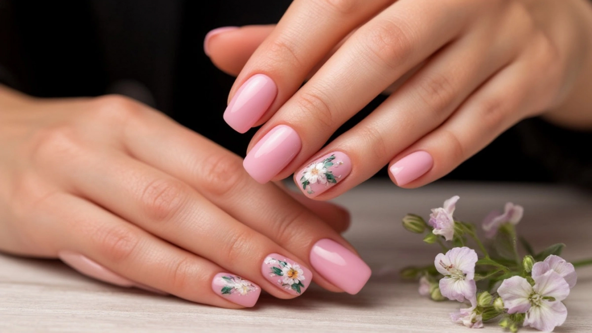 Апрельский маникюр: оттенки и дизайны, которые превращают короткие ногти в украшение