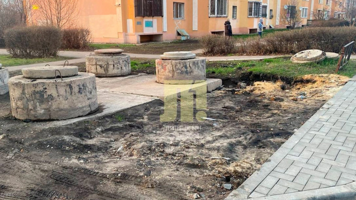 Жители Липецка требуют восстановить благоустройство дворов после работ