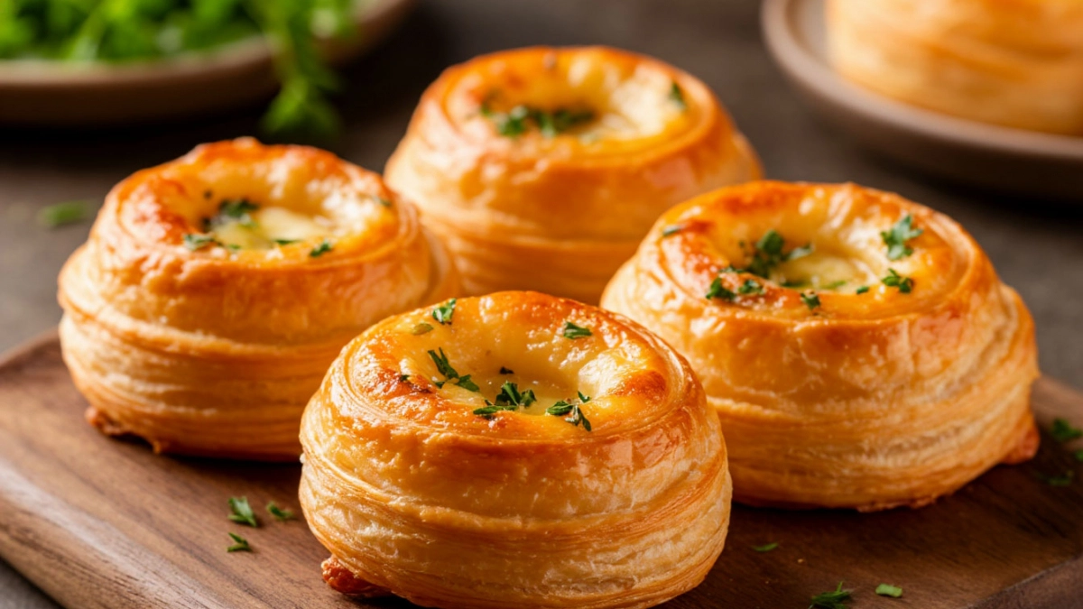 Натираю масло и закручиваю — через 15 минут на столе сырные вертушки: мягкие, слоеные и невероятно вкусные