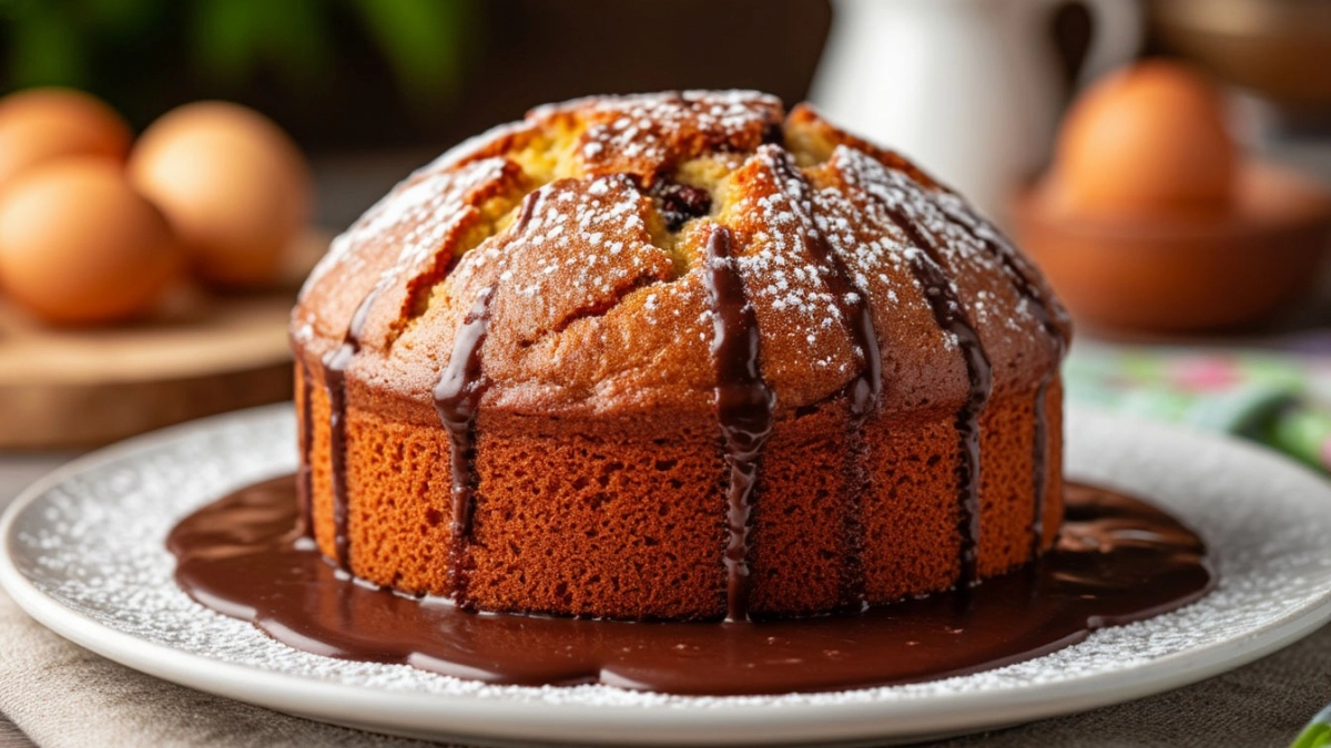 Попробовав, не остановиться: влажный кулич на твороге и шоколаде — получился с первого раза