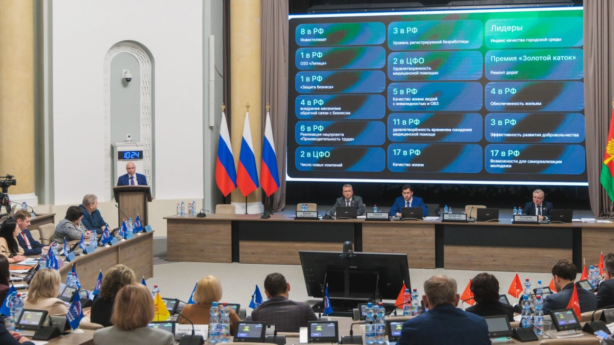 Губернатор Артамонов назвал Липецкую область лидером по защите бизнеса в России