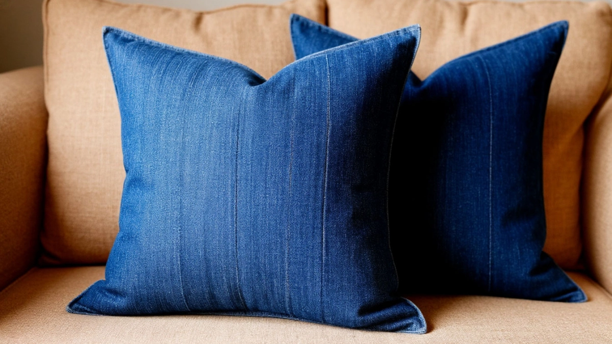 Больше старые джинсы не выбрасываю: 5 ленивых способов сделать из них коврики и подушки — ножницами и клеем за полчаса