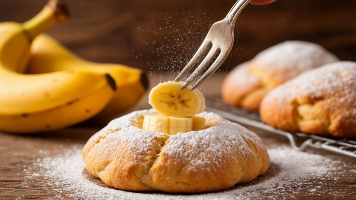 Разминаю банан вилкой, сыплю муку — через 10 минут на столе завтрак с ароматом свежей выпечки