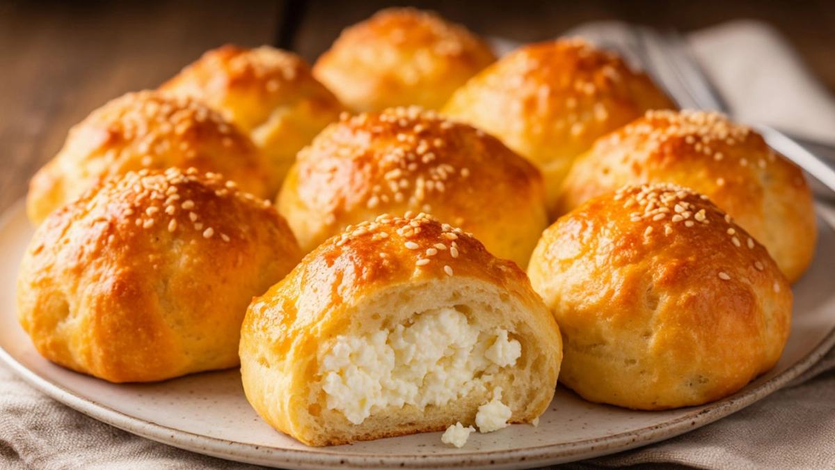 Пачка творога и стакан кефира — через 25 минут вкуснейшие «узелки» на столе: мягкие как пух 