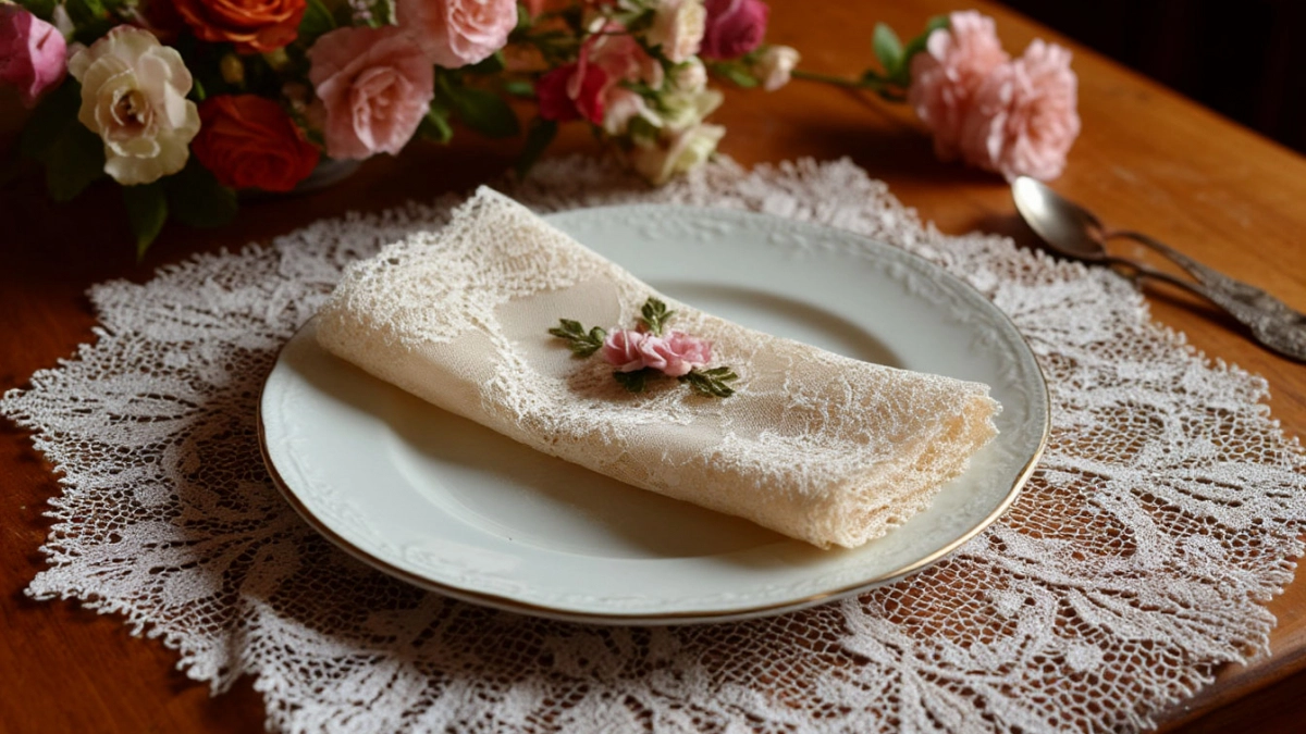 Старый тюль перекраиваю в винтажные салфетки: простые швейные хитрости — справится даже новичок