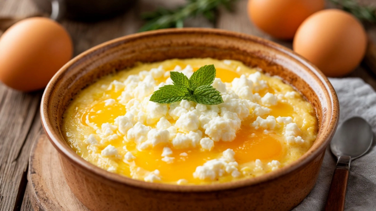 Смешиваю творог, манку и яйца — через 5 минут на столе пышная, румяная запеканка: без духовки, без возни