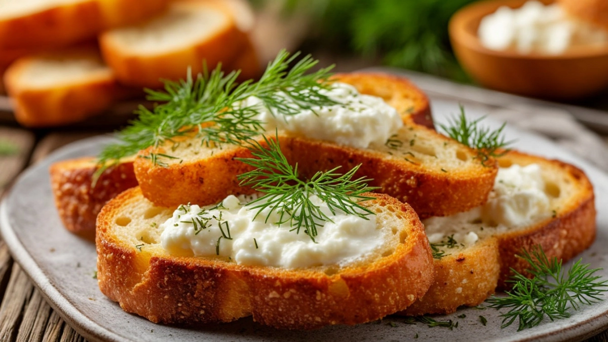 На молоке уже не то: жарю гренки с творогом и укропом — пышнее сырников, быстрее ватрушек