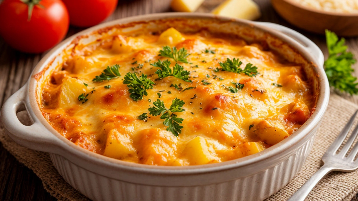Запекаю в духовке картошку с курицей: простая и очень вкусная запеканка, которая поможет накормить всю семью