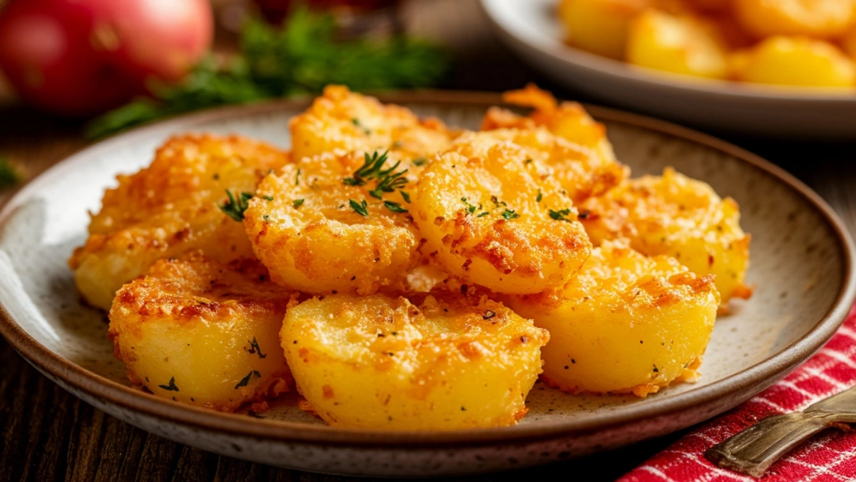 Вместо скучного пюре — хрустящая картошка с сырной корочкой: и на праздничный стол, и на ужин