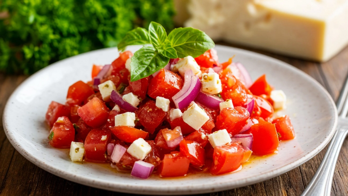 Лучше и легче из помидоров не придумать: летний салат с изысканным вкусом — ароматный, с балансом, идеально на лето
