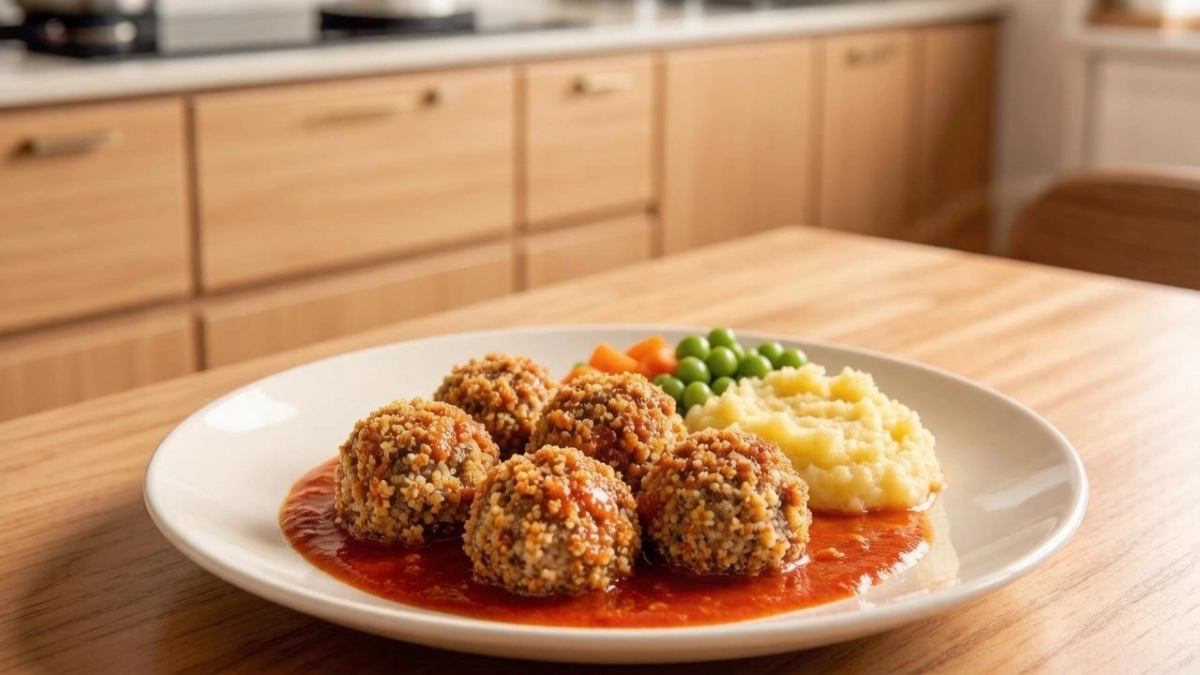 Про тефтели почти забыли, а зря: очень практично — и гарнир, и мясо, а вкус насыщенный и нежный