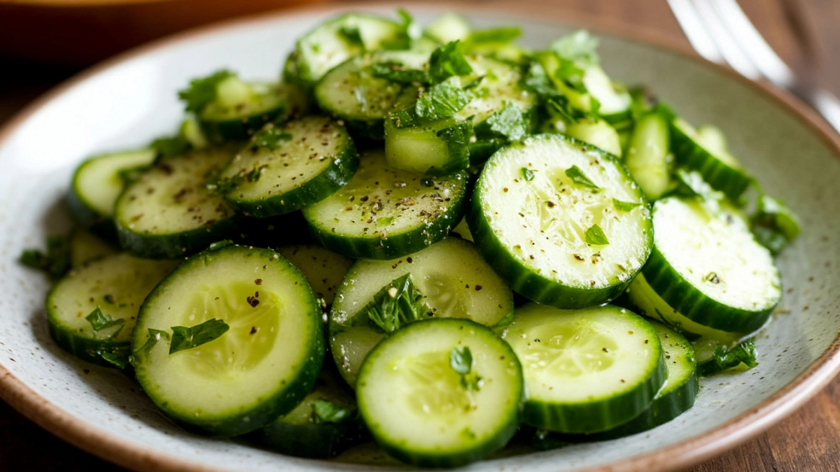Когда огурцы надоели, готовлю их по-немецки: 2 продукта, но вкус другой — словно ешь салат в баварском кафе