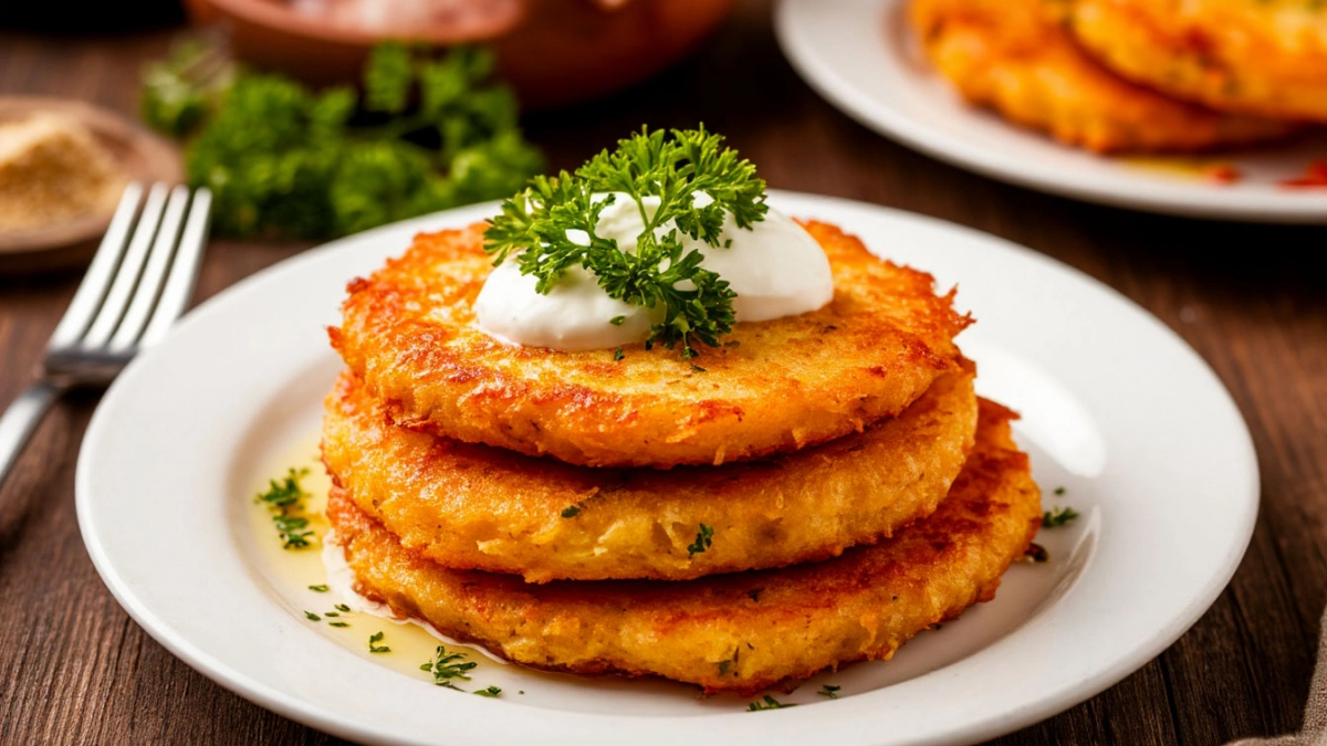 В драники муку не добавляю: готовлю так — получаются самые вкусные картофельные золотинки с хрустящим краем