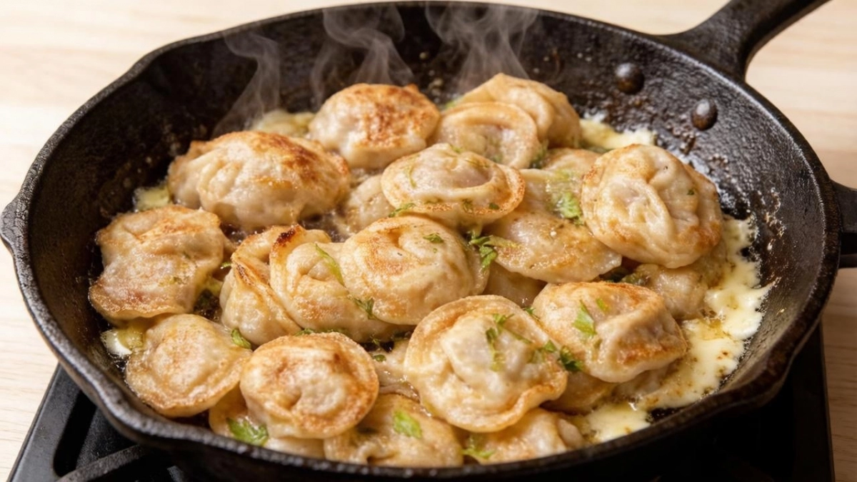 Забудьте о кастрюле: пельмени на сковороде с хрустящей корочкой — вкуснее варёных