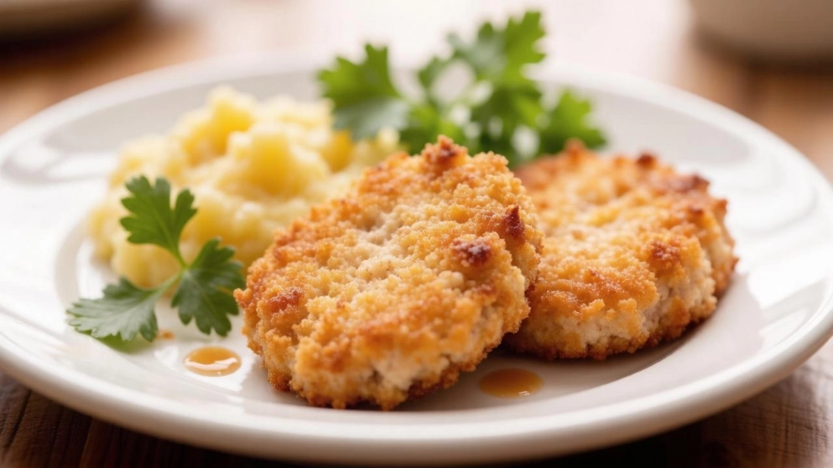 Кусочки курицы и картофеля в хрустящей корочке — ужин, который любят все