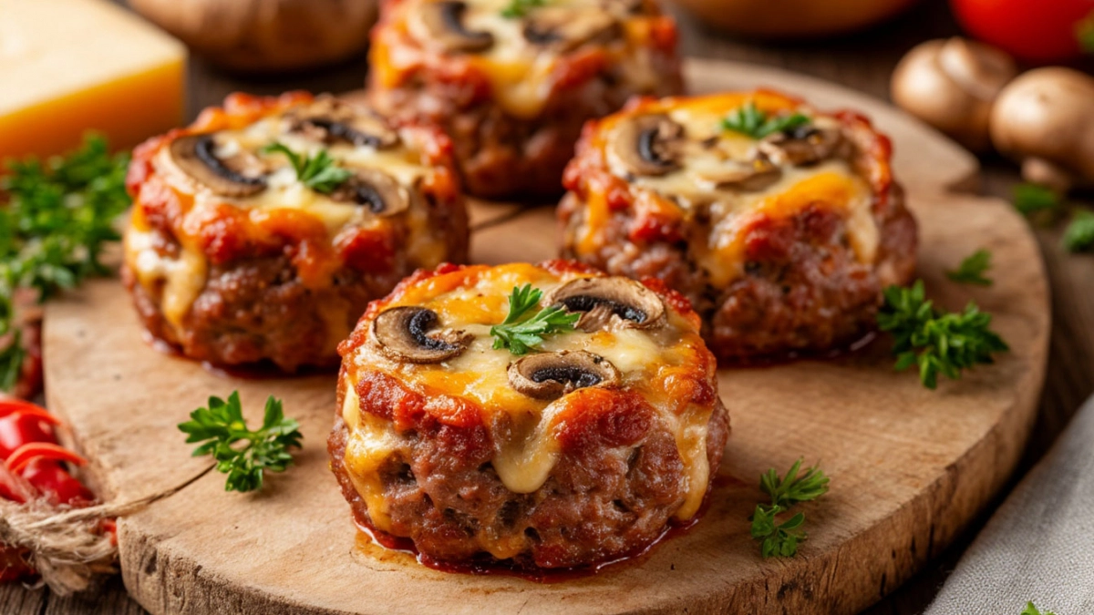 Фарш не готовлю привычным способом: делаю сочные гнёзда — мясные, с грибной начинкой и сырной шапкой