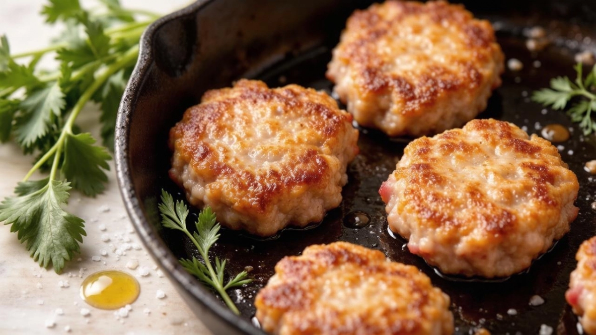 Мясные лепёшки на сковороде — вкуснее любых пирожков: нужны лишь фарш, картошка и слоёное тесто