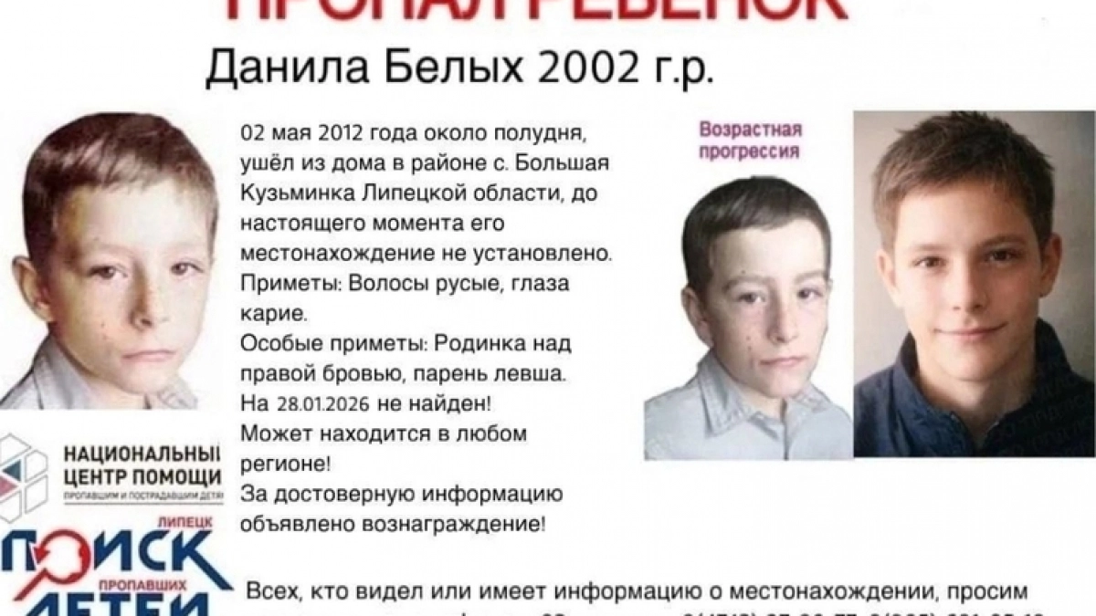 Поисковики продолжают отрабатывать новые данные по делу Данилы Белых