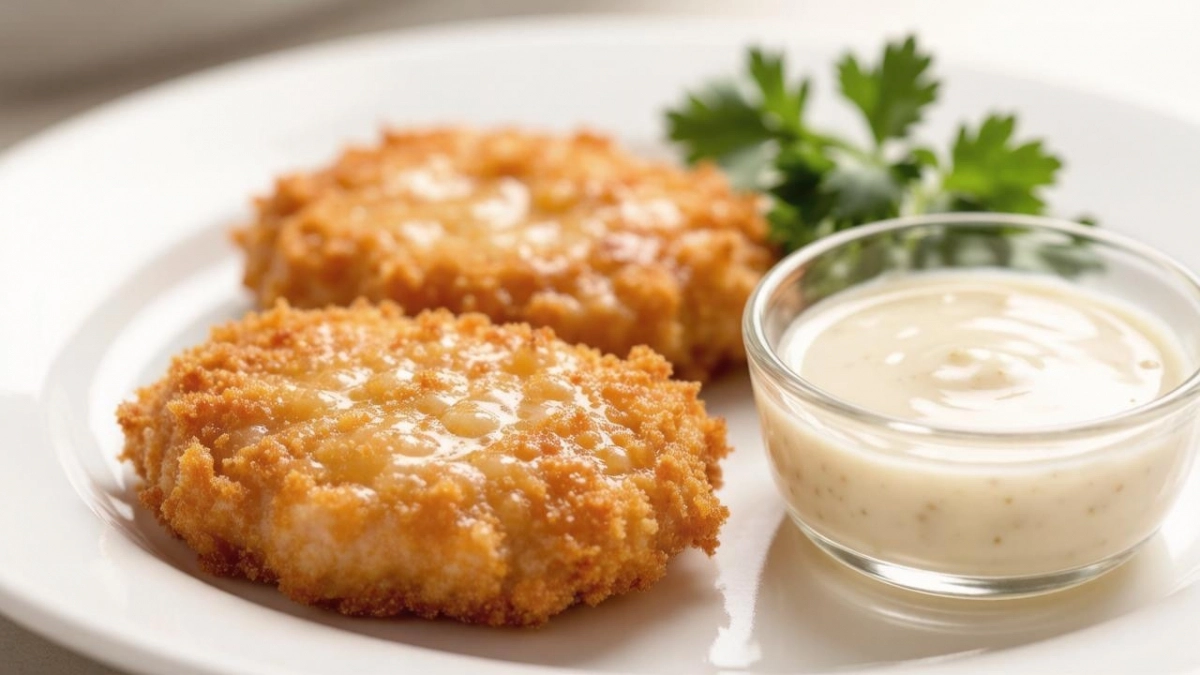 Просто объеденье: хрустящие шницели с чесночным соусом — вкуснятина из простых продуктов
