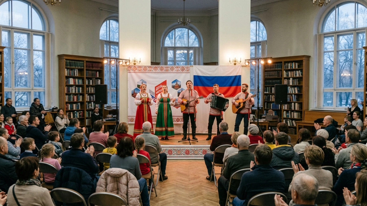 Концерт ко Дню народного единства пройдёт в библиотеке Есенина