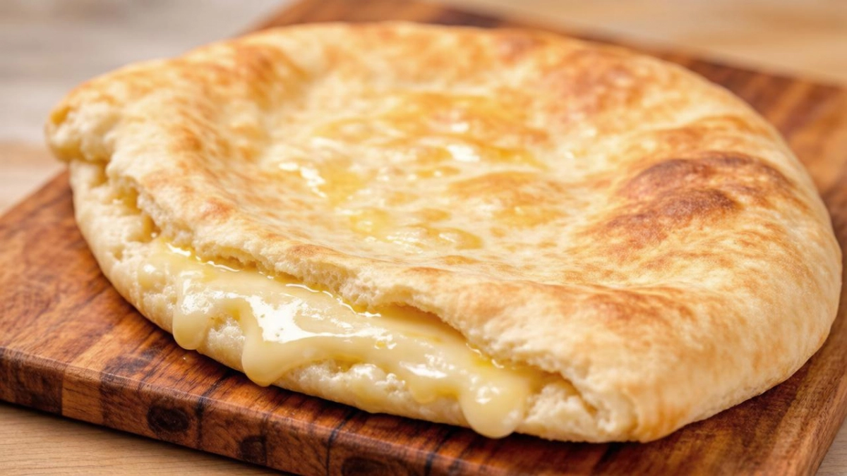 Лью кефир в тёртый сыр: ленивая лепёшка-хачапури на завтрак — вкусная и мягкая без лишних усилий